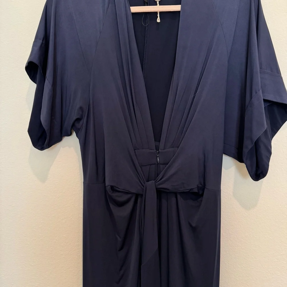 Raoul Issa Draped Stretch Jersey Formal Maxi Dress - Picture 4 of 11